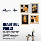 Designer Modern Wall Art Frame Set of 4 for Stylish Home Decoration