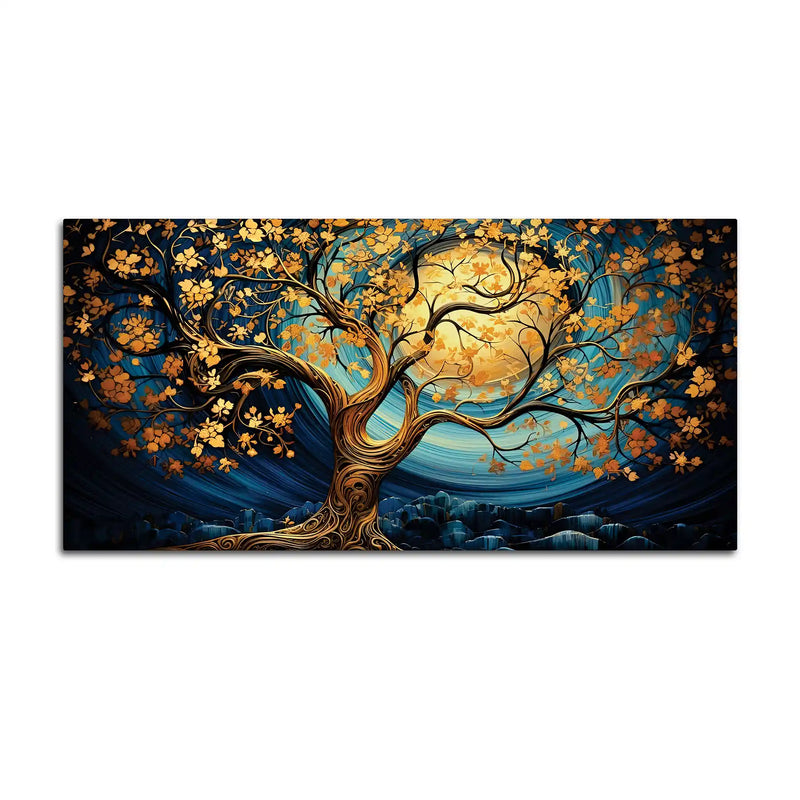 Designer Moonlight Canvas Wall Painting for Home Interiors
