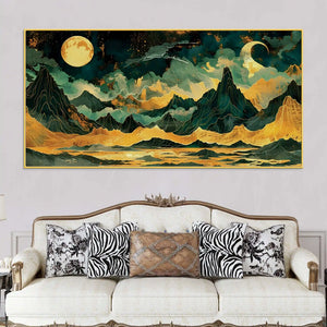 designer-moonlit-mountain-canvas-painting