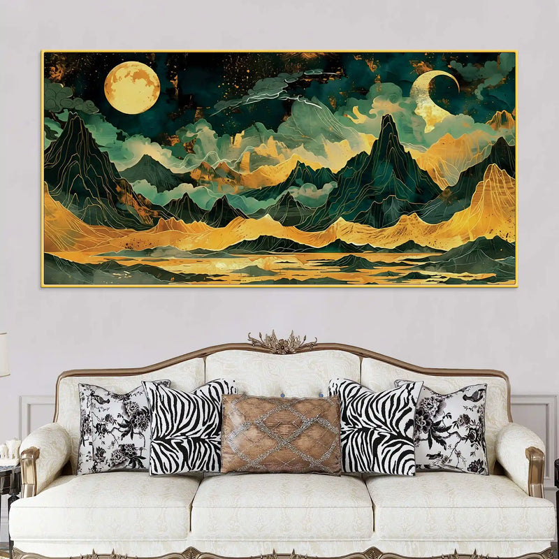 designer-moonlit-mountain-canvas-painting