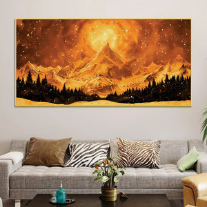 designer-mountain-sunset-canvas-painting
