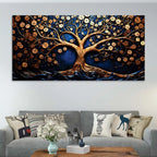 Designer Nature Tree of Life Canvas Painting for Home & Office Décor