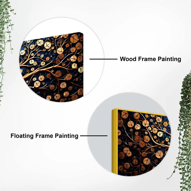 Designer Nature Tree of Life Canvas Painting for Home & Office Décor