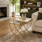 Designer Nesting Table Set for Living Room & Bedroom Decor