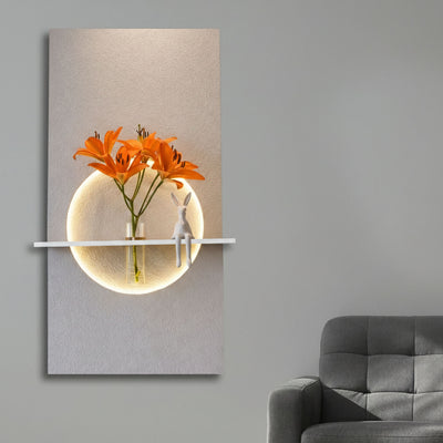  designer-round-led-wall-decor-with-display-shelf