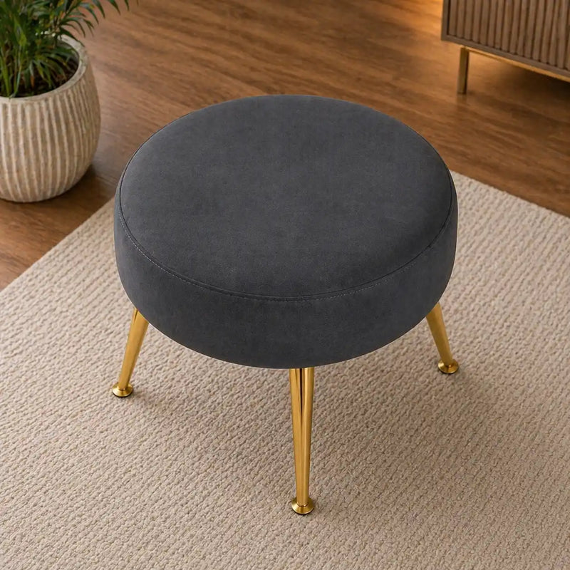 designer-royal-black-velvet-vanity-seat-with-sturdy-golden-legs