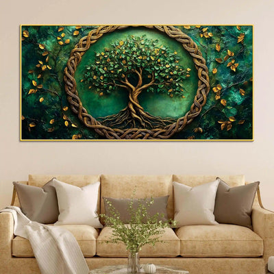 Designer Tree of Life Canvas Wall Art Painting