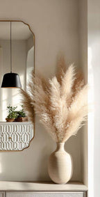 Designer Wall Mirror with Gold Border | Modern Vanity & Living Room Décor