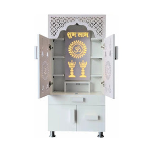 designer-white-wooden-floor-temple-with-shubh-labh-led-back-panel-spacious-storage-cabinet-for-home-office