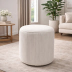 designer-wide-round-tufted-velvet-ottoman