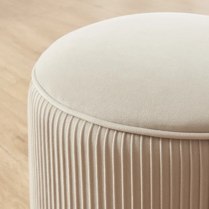 designer-wide-round-tufted-velvet-ottoman
