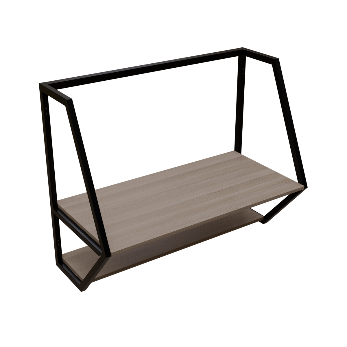 Designer Wooden Wall Mounted Desk for Books & Decor