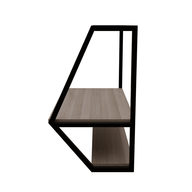 Designer Wooden Wall Mounted Desk for Books & Decor