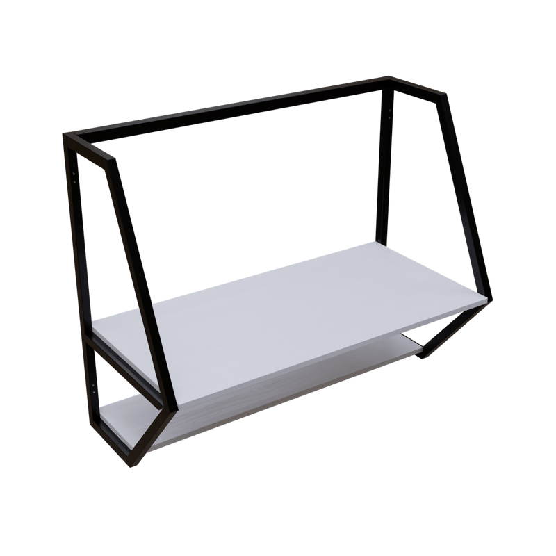 Designer Wooden Wall Mounted Desk for Books & Decor