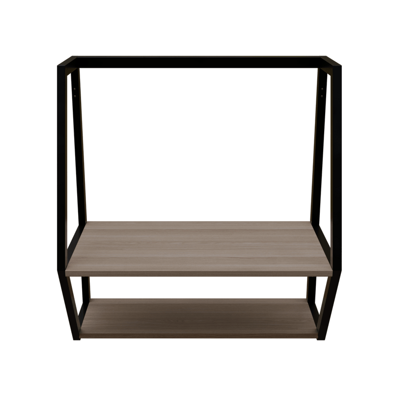 Designer Wooden Wall Mounted Desk for Books & Decor