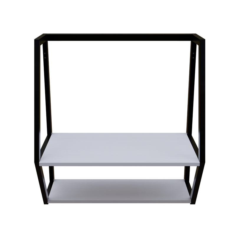 Designer Wooden Wall Mounted Desk for Books & Decor