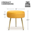designer-yellow-velvet-vanity-seat-with-sturdy-golden-legs