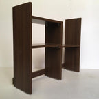 Desktop Wooden Book Rack | Office Desk Organizer & Storage Shelf