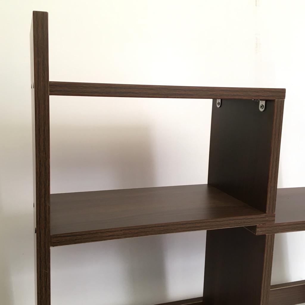 Desktop Wooden Book Rack | Office Desk Organizer & Storage Shelf