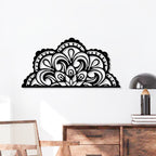 Devided Mandal Pattern Design Metal Art Wall Decor