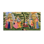 Devotional Krishna Raasleela Wall Painting