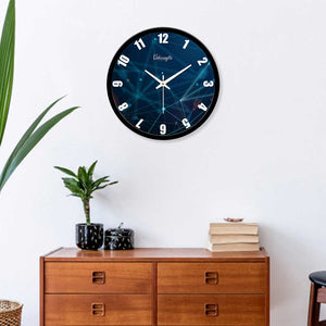 Digital Web Design Wall Clock for Living Room