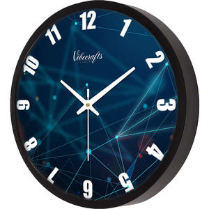 Digital Web Design Wall Clock for Living Room