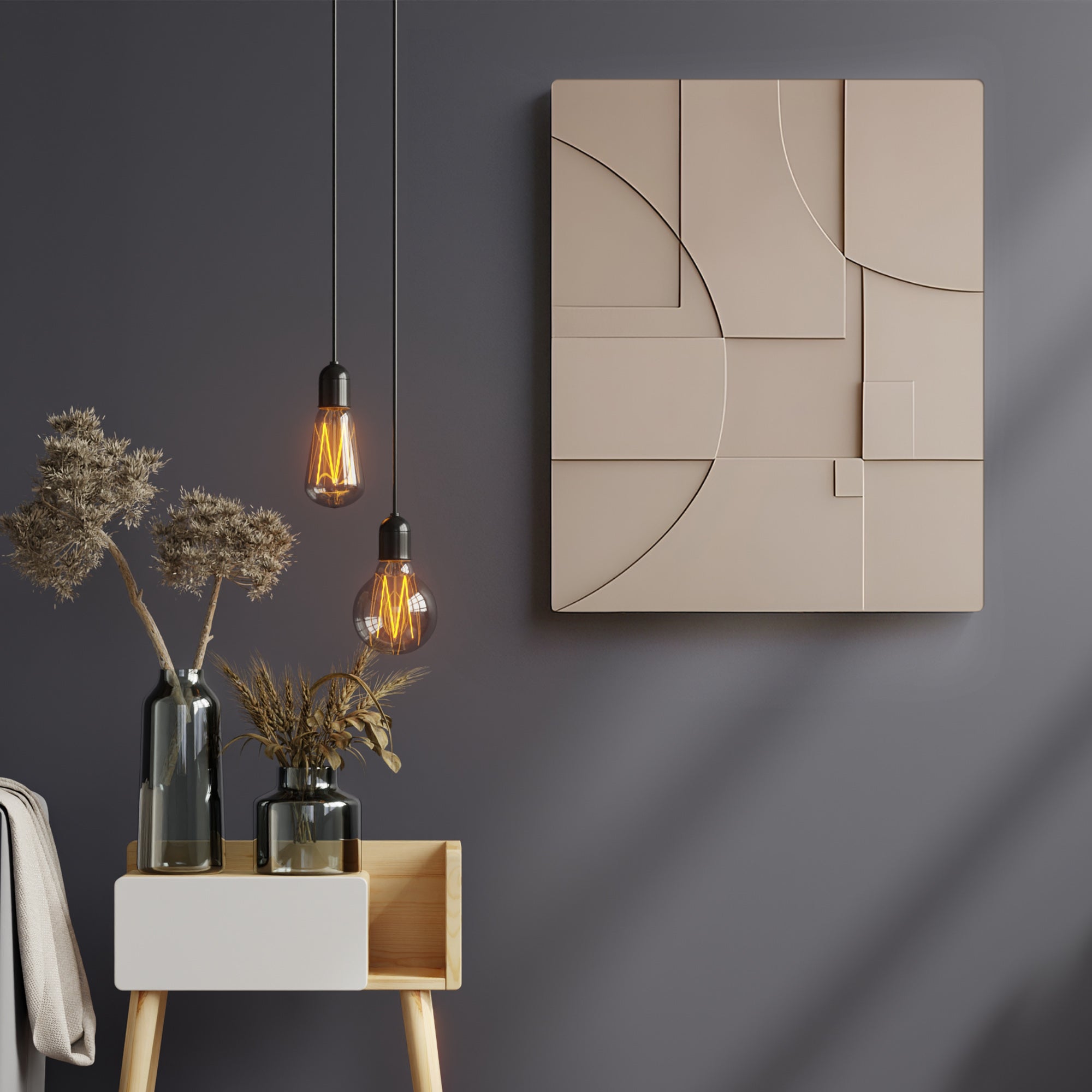 Dimensional Dialogue 3D Wall Art Home Decor