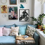 Dirt Bike Rider Metal Wall Art for Rider Room Décor