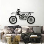 Dirt Bike Wall Art | Motocross Motorcycle Wall Decor