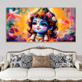 divine-bal-krishna-floral-background-painting