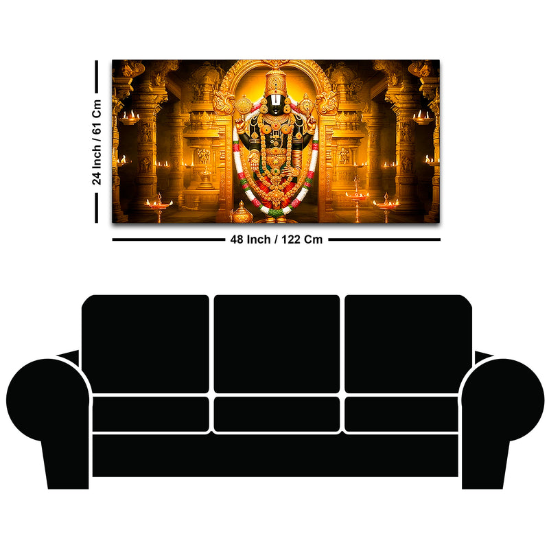 Divine Balaji Canvas Wall Painting for Living Room