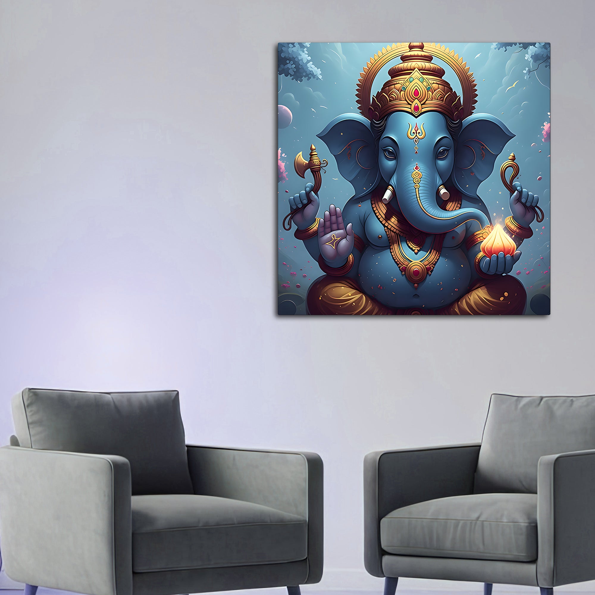 Divine Bappa Ji Painting for Home & Office