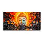 Divine Buddha Canvas Painting for Positive Energy