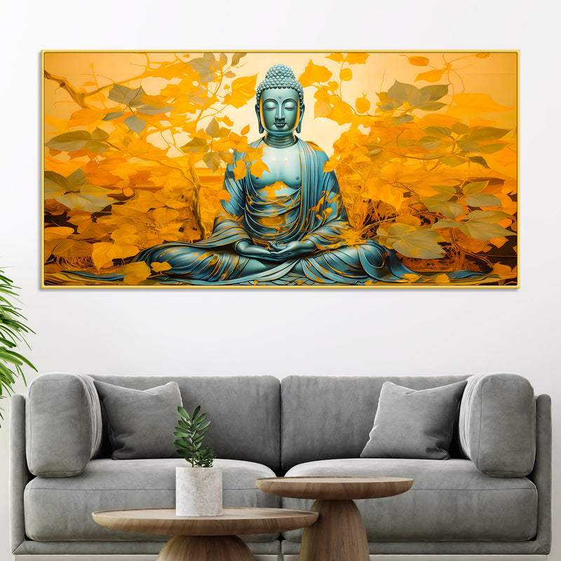 Divine Buddha Canvas Wall Painting for Home & Office