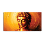 Divine Buddha Lotus Wall Painting – Luxury Living Room Decor