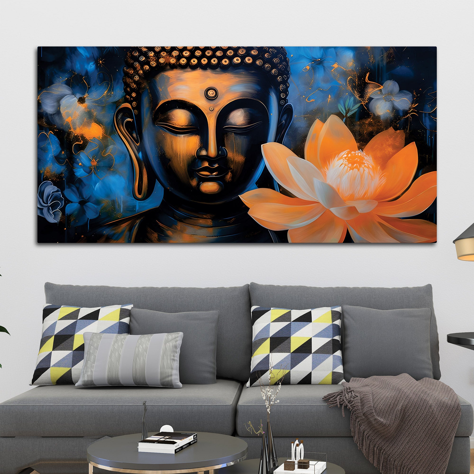 Divine Buddha Painting for Spiritual Wall Art