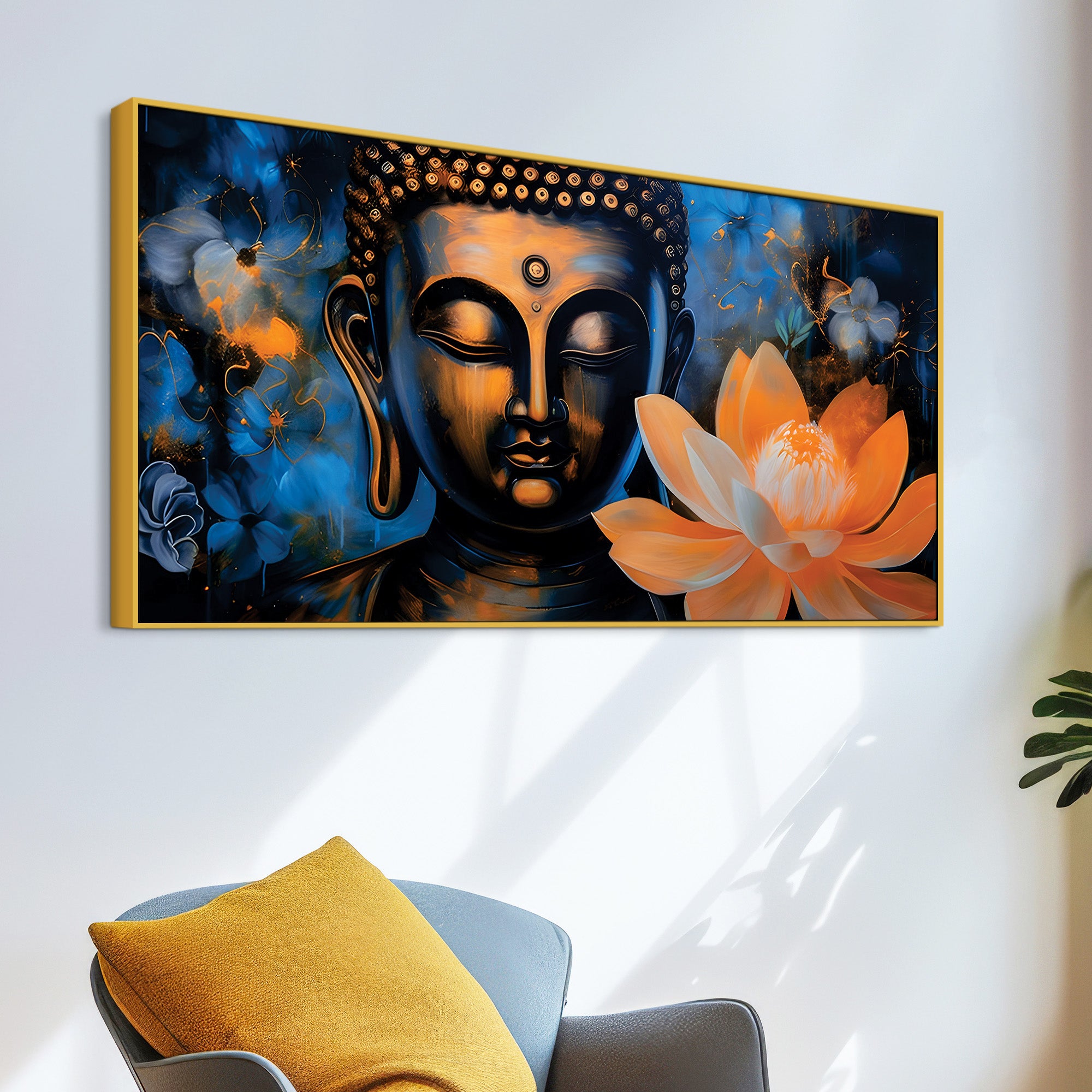 Divine Buddha Painting for Spiritual Wall Art