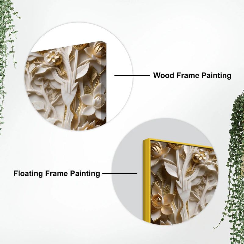 Divine Buddha Tranquil Forest 3D Canvas Wall Painting