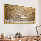 Divine Buddha Wisdom Tree 3D Canvas Wall Painting