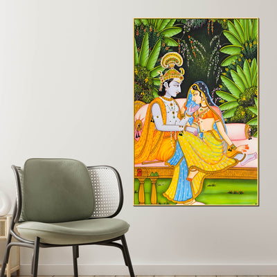 divine-couple-shree-radha-krishna-sitting-together-canvas-wall-painting