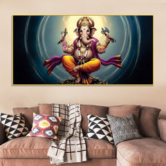 divine-dancing-vighnaharta-ganpati-bappa-canvas-wall-painting-for-home