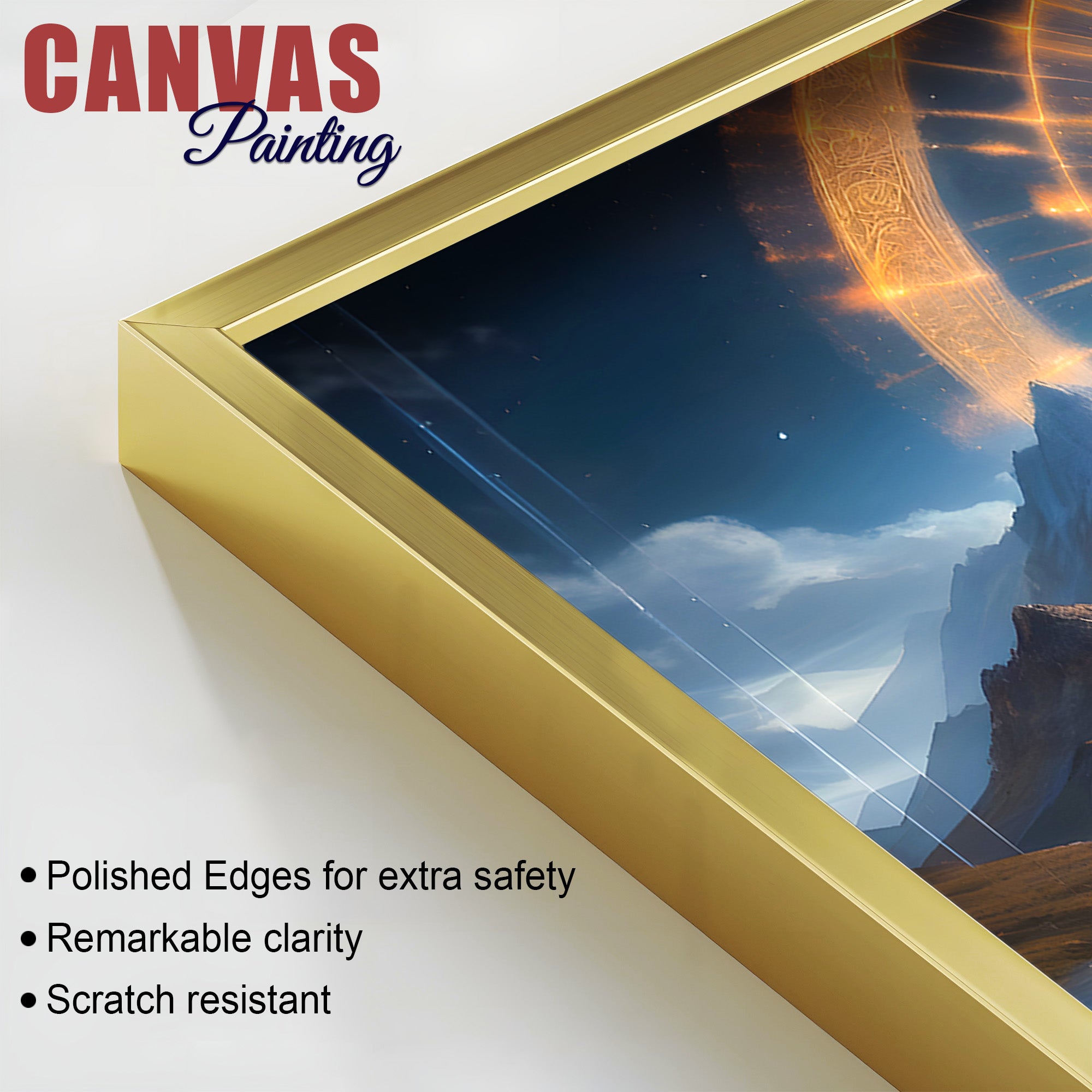 Divine & Elegant Buddha Wall Painting for Home & Office