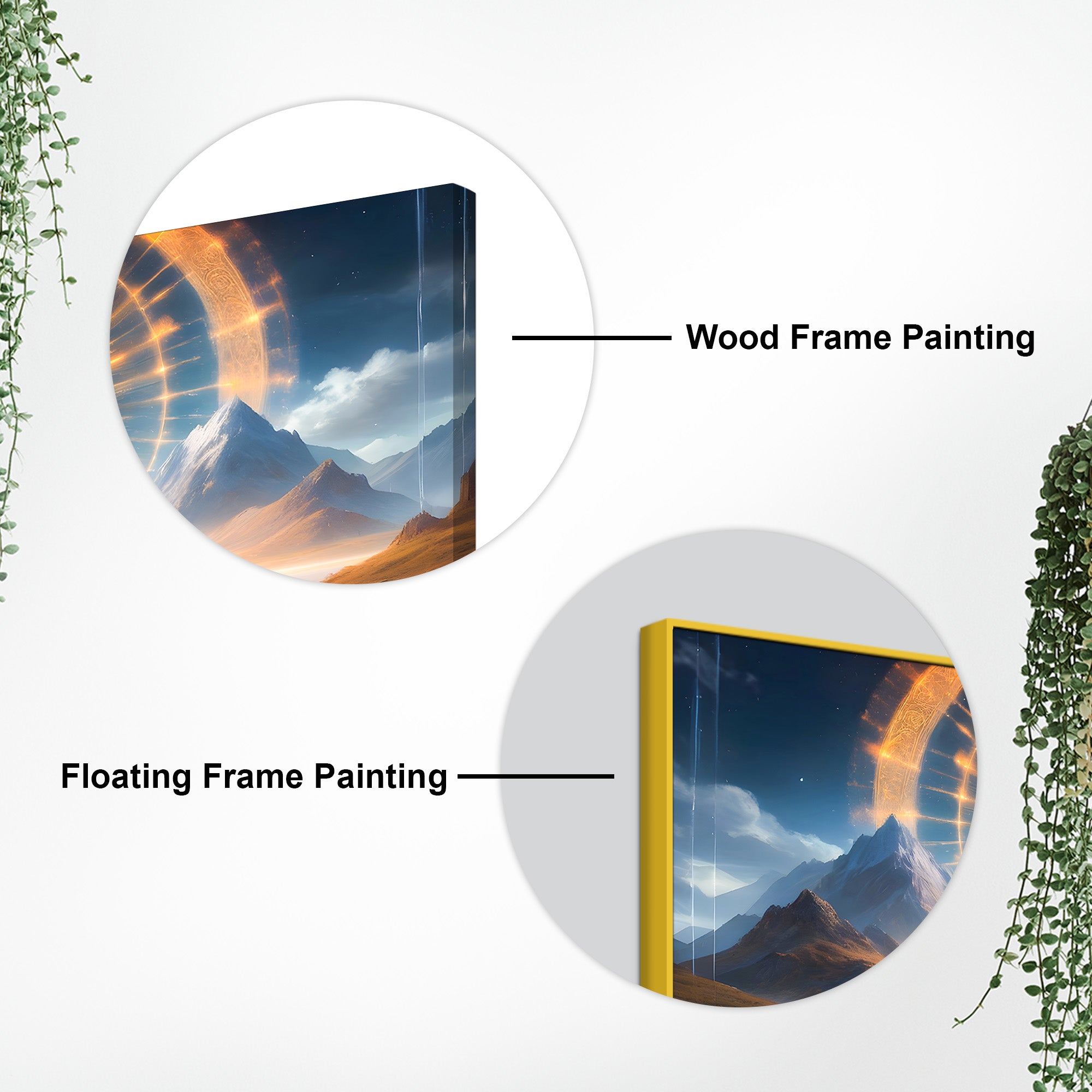 Divine & Elegant Buddha Wall Painting for Home & Office