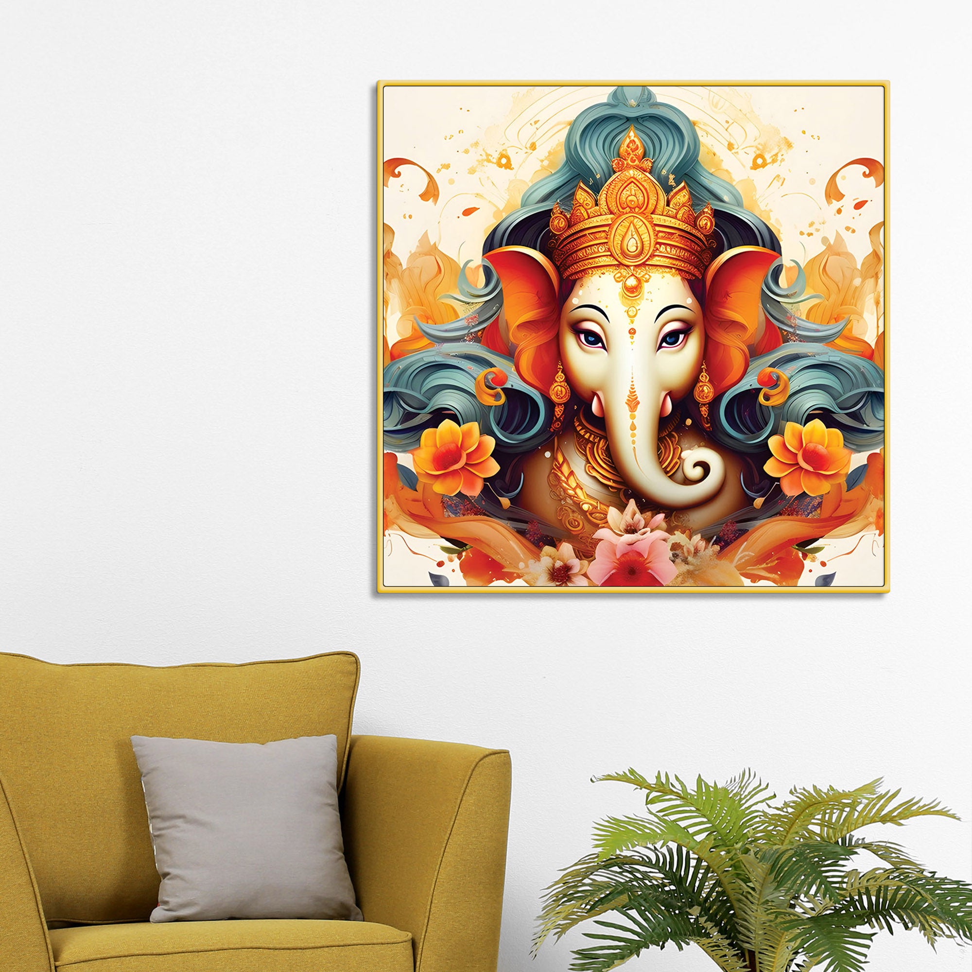 divine-ganesh-ji-canvas-painting