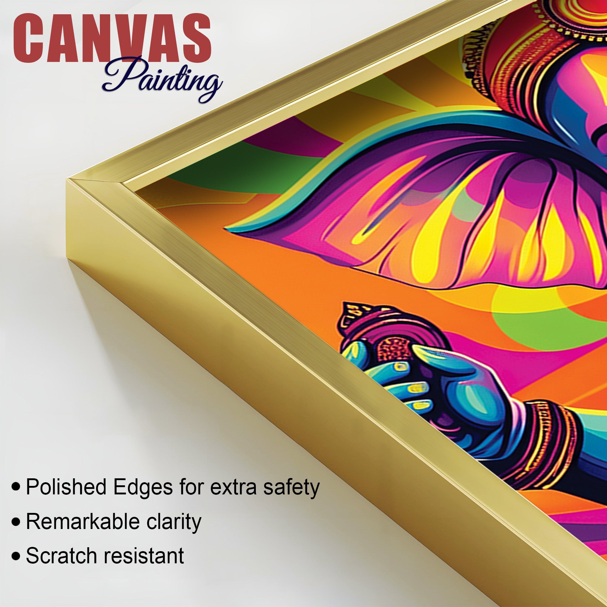 Divine Ganesh Ji Painting Home Temple & Wall Decoration