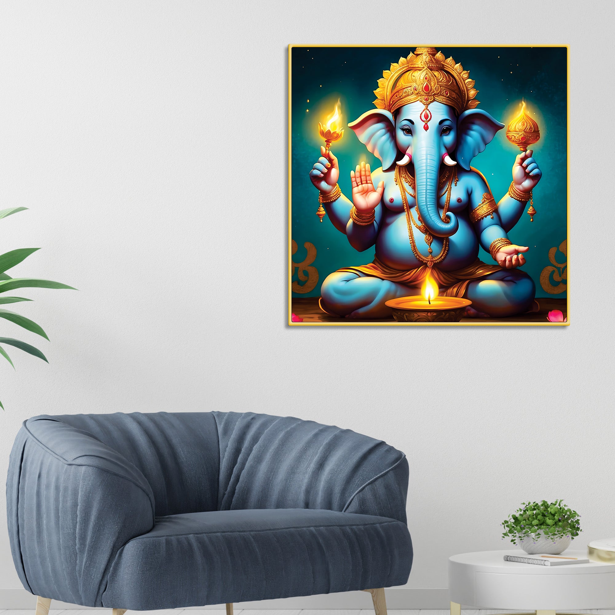 divine-ganesha-wall-painting