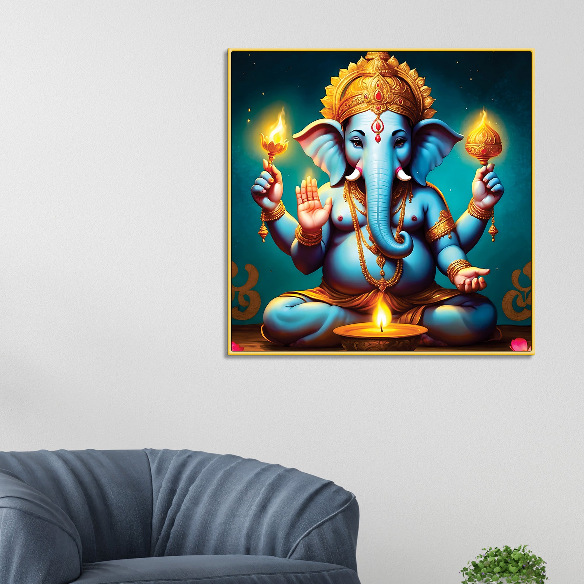 divine-ganesha-wall-painting