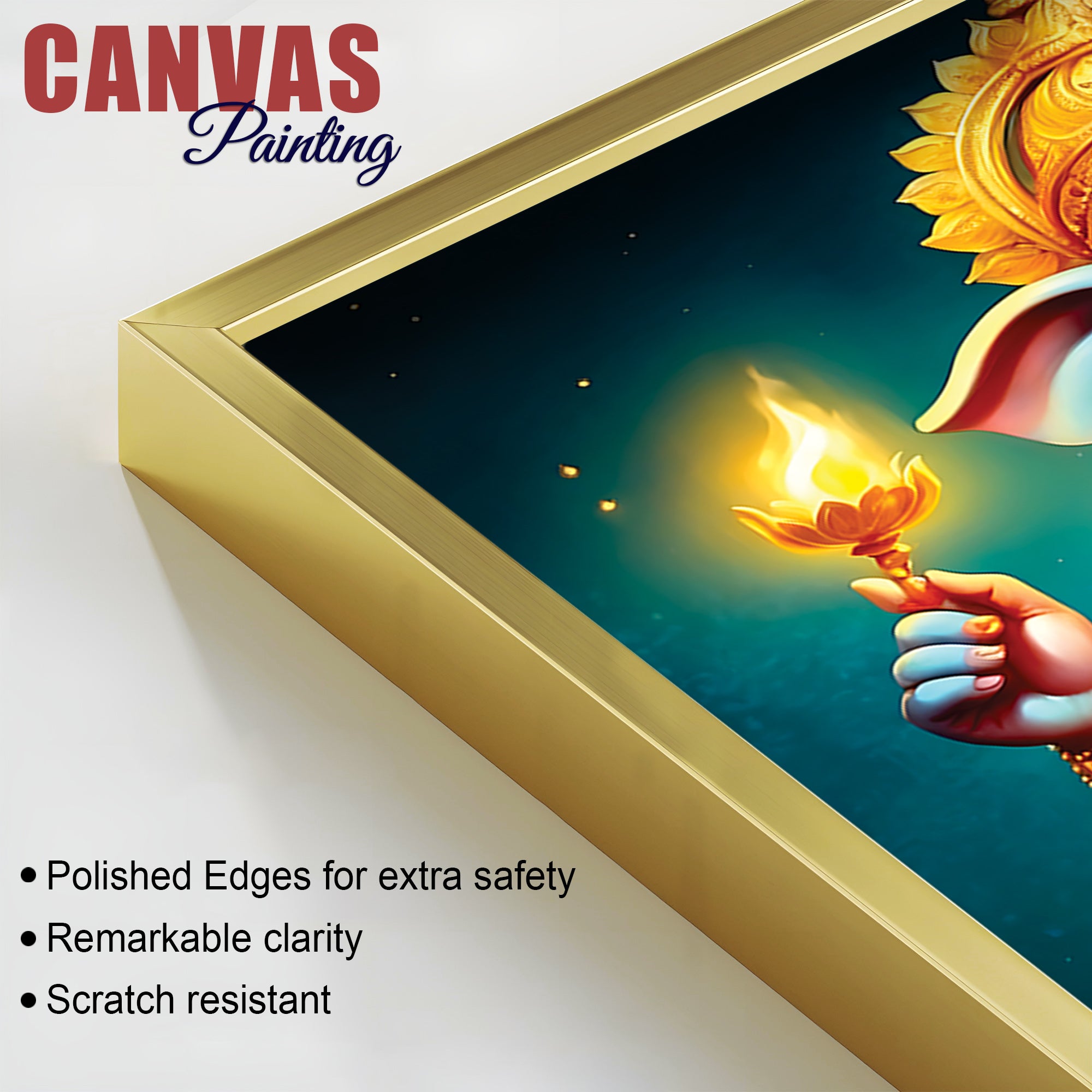 Divine Ganesha Wall Painting