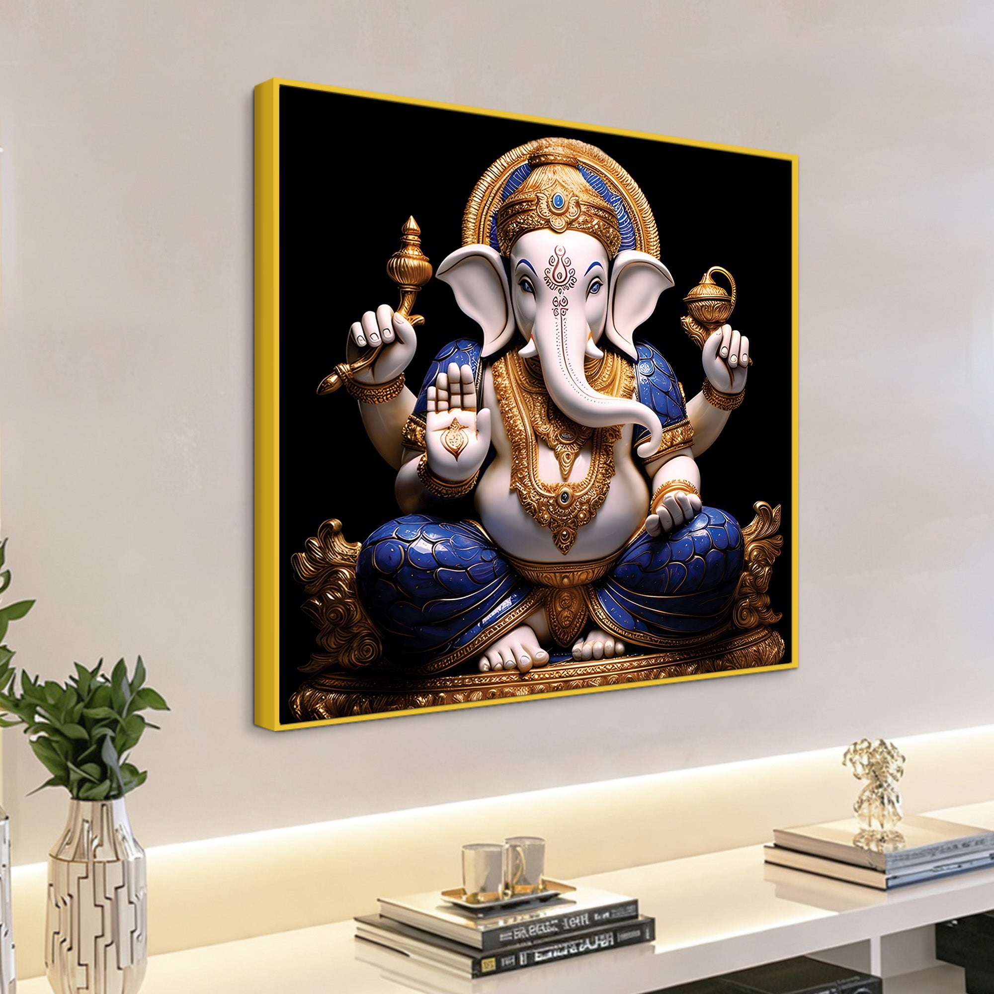 Divine Ganpati Bappa Art Painting